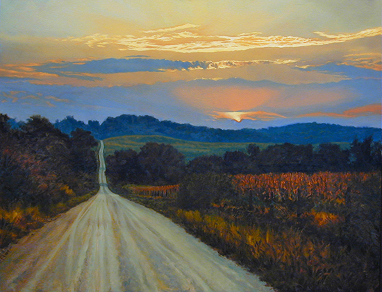 oil painting by John Hulsey